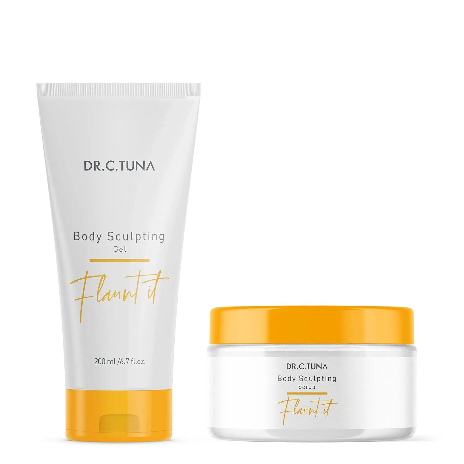 Body Sculpting Gel + Scrub. Flaunt It. FARMASI