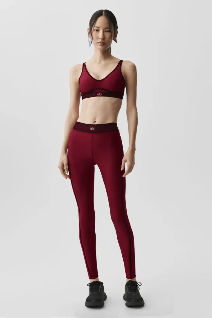ALO Airlift High-Waist 7/8 Line Up Legging and bra