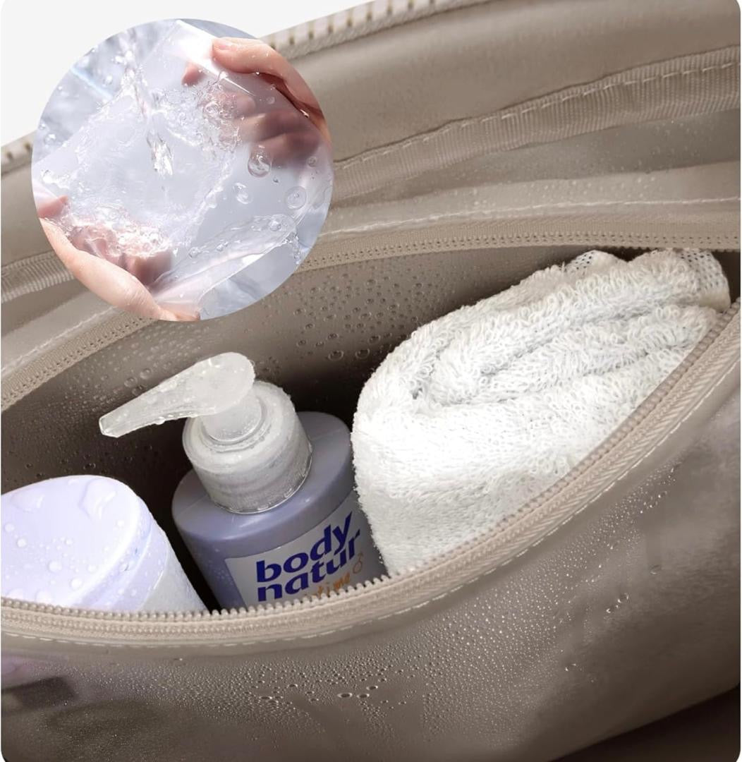 BAGSMART con cierre, Bolsa de gimnasio para mujer, bolsa de lona para viajes con bolsillo húmedo, bolsa ligera de transporte para fin de semana, resistente al agua