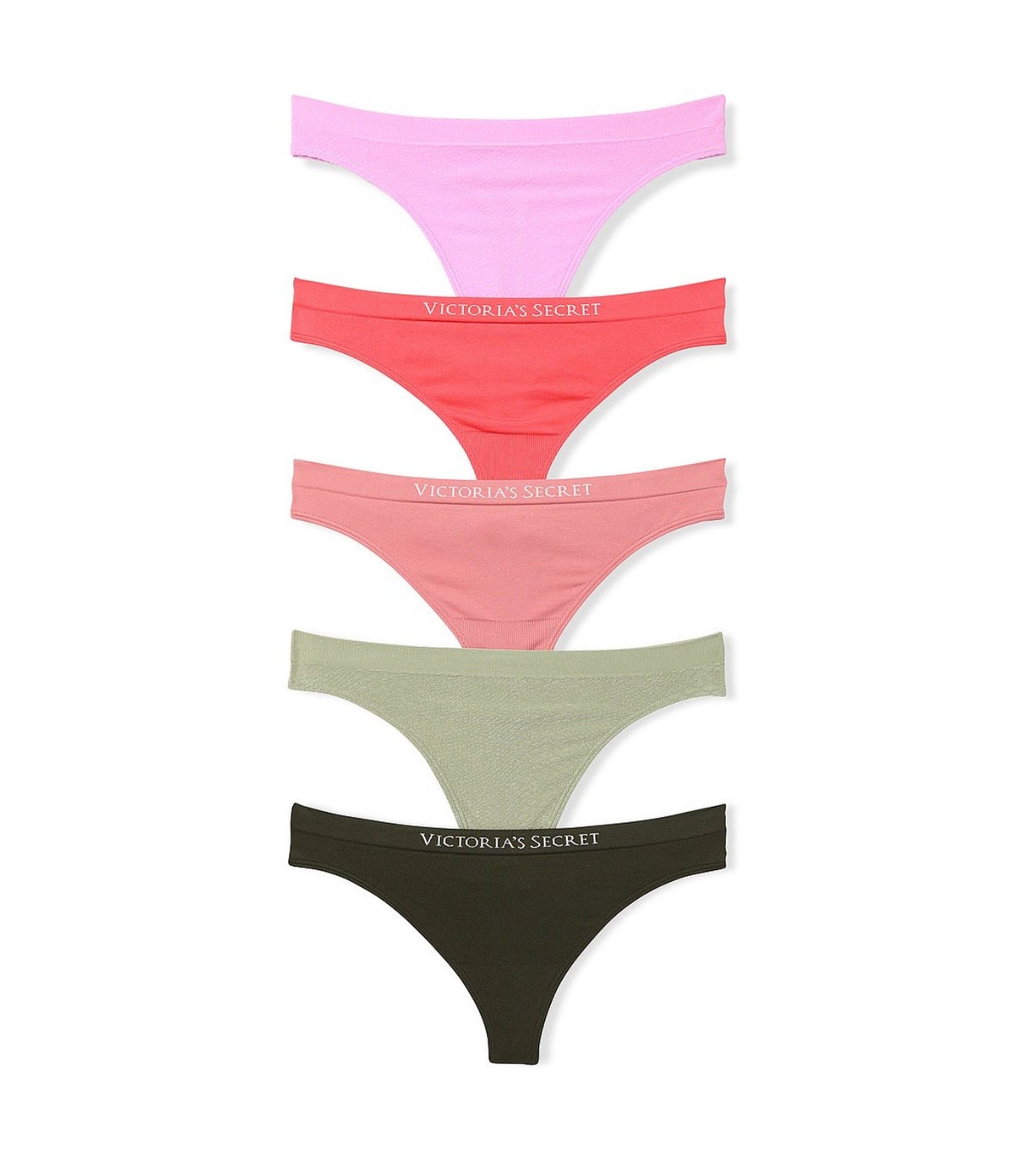 VS 5 pack Seamless thong panties