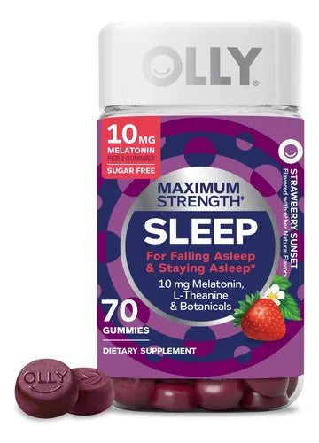 Olly Max strenght, 10 mg sabor fresa, 70 unidades