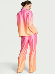 VS pijama satinada manga larga