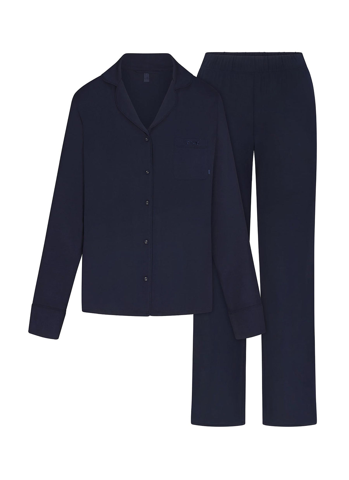 SKIMS sleep long sleeve button up set