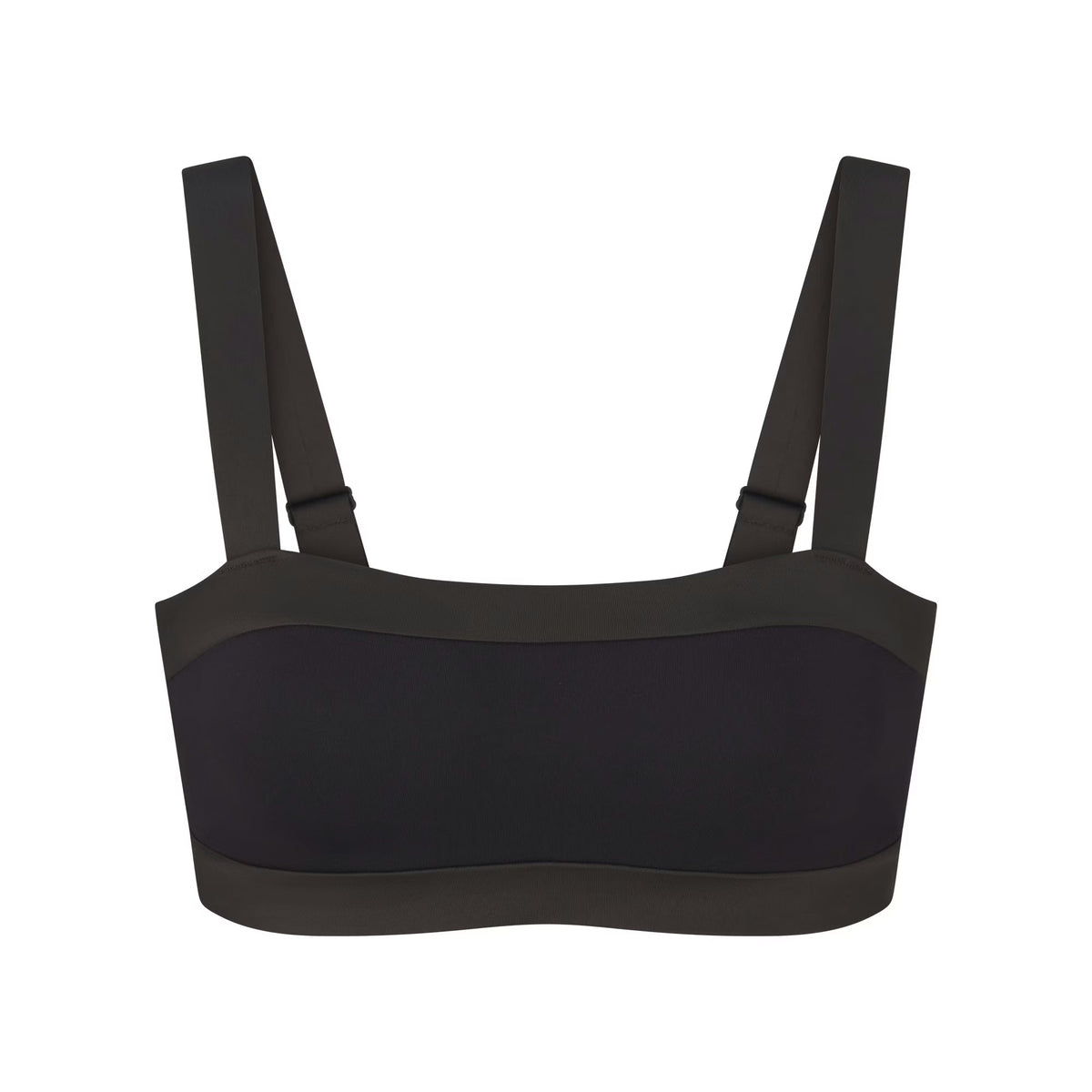 Nikeskims Matte shine mix straight neck bra