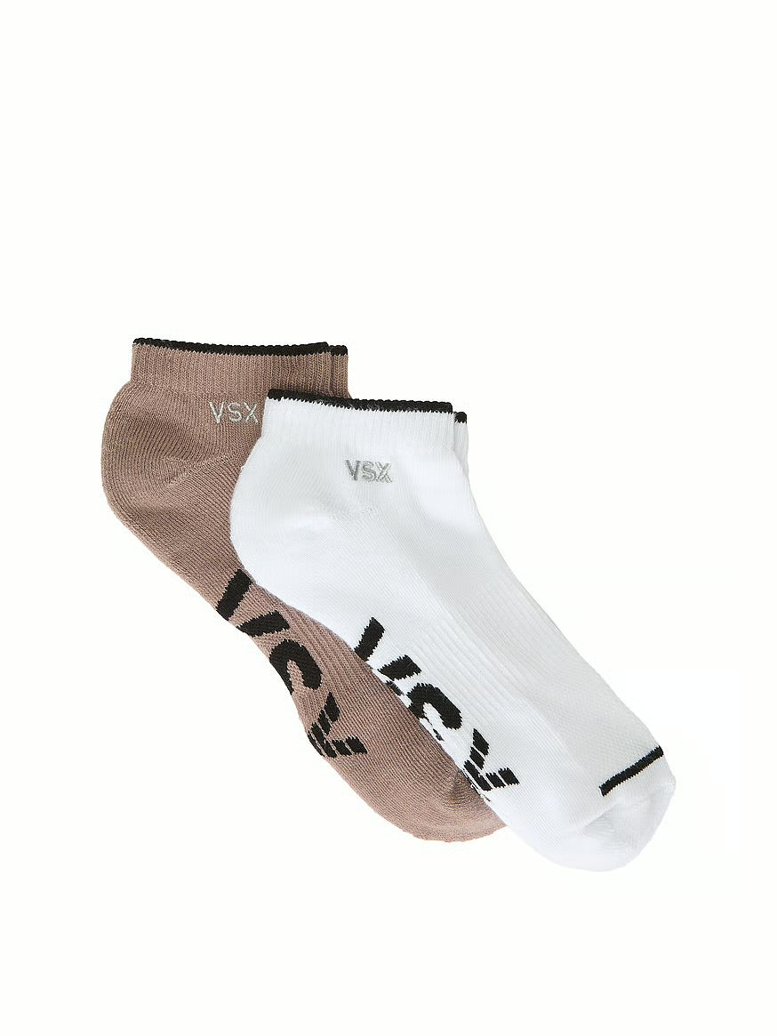 2 pack quarter socks PINK