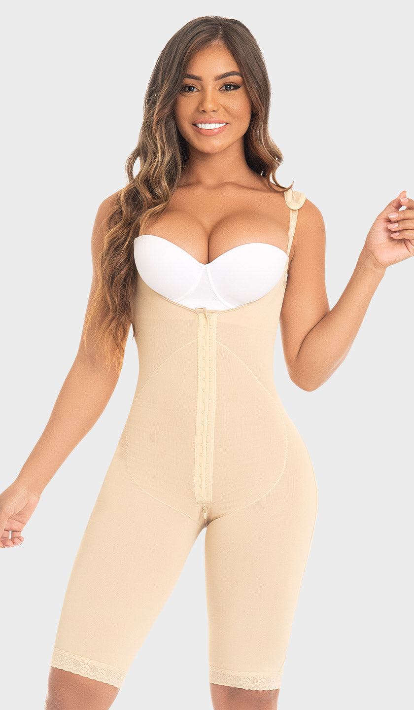 F-0478- Faja larga con refuerzo abdominal de baja compresión
MyD