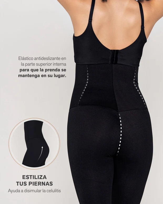 Legging de tiro alto de control en abdomen y piernas LEONISA 012901