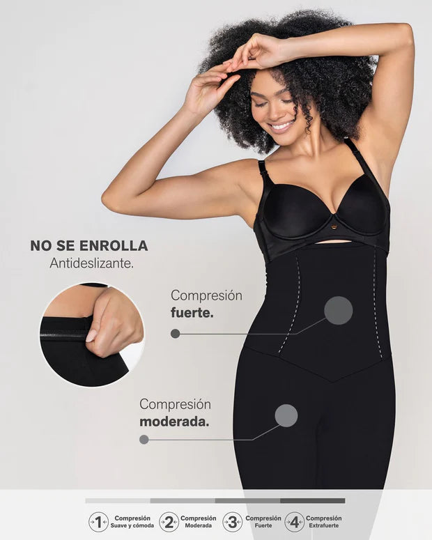 Legging de tiro alto de control en abdomen y piernas LEONISA 012901
