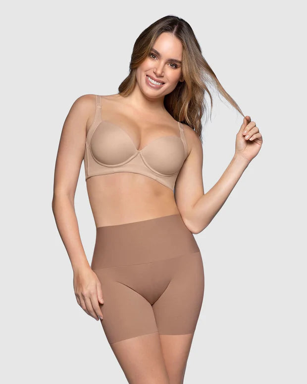 Short con control aspecto invisible leonisa 012970