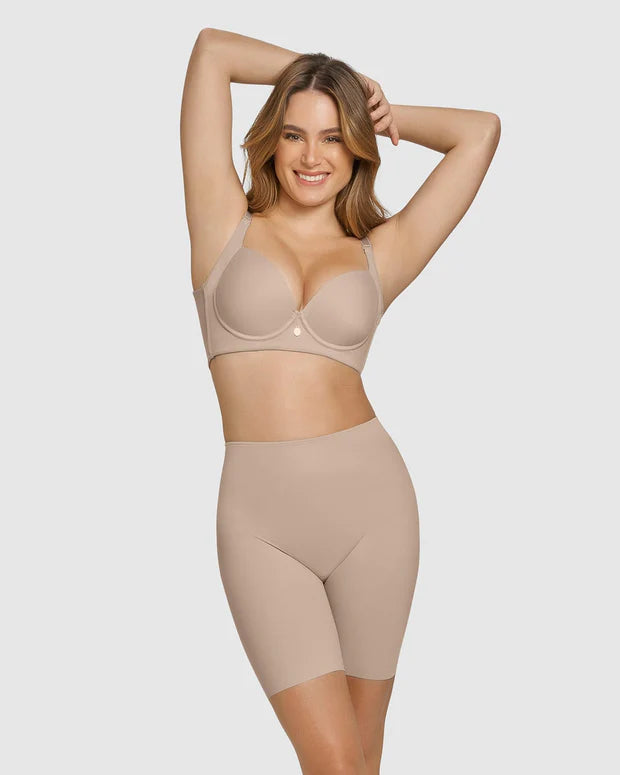 Panty short invisible de control de abdomen efecto levanta cola LEONISA 012992