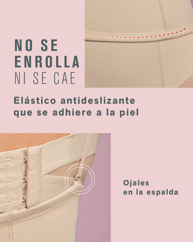 Panty faja de tiro alto y control de abdomen invisible en glúteos LEONISA 012811