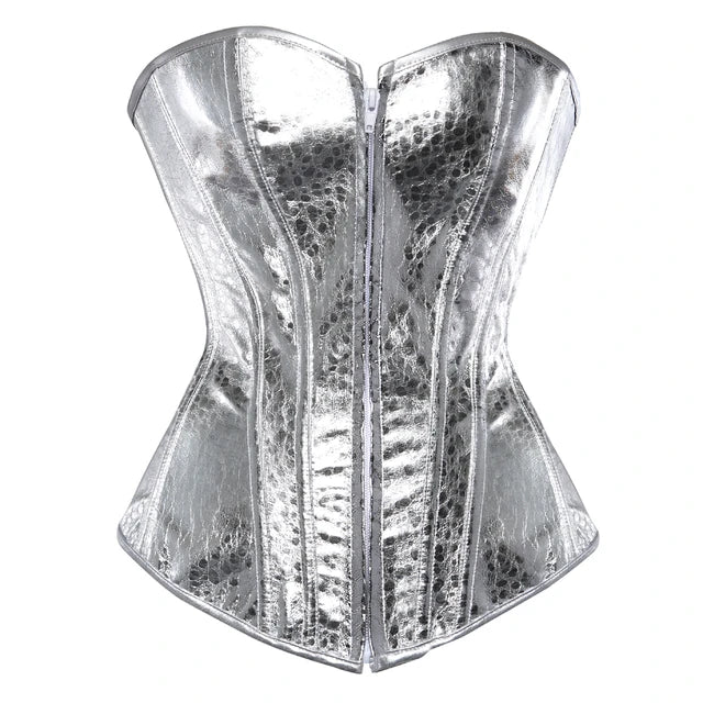 Corset de cuero sintético