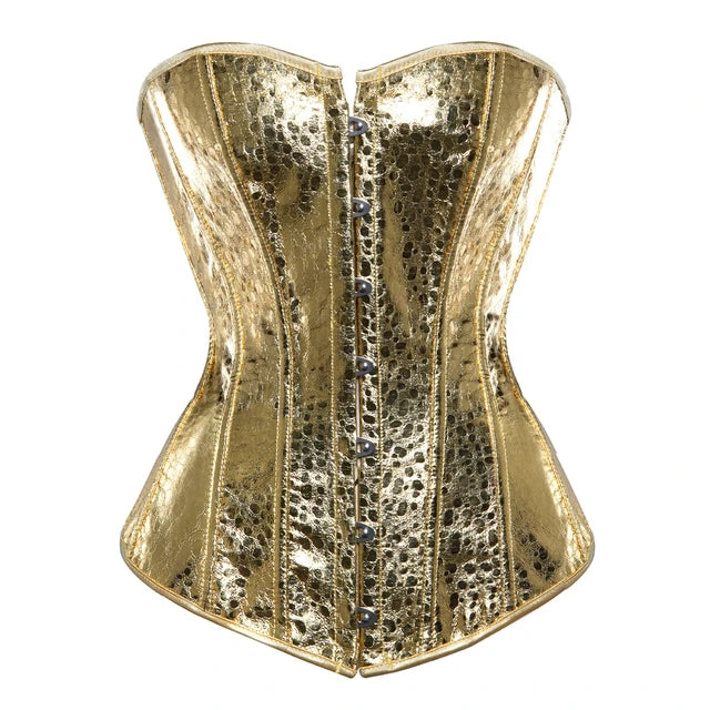 Corset de cuero sintético