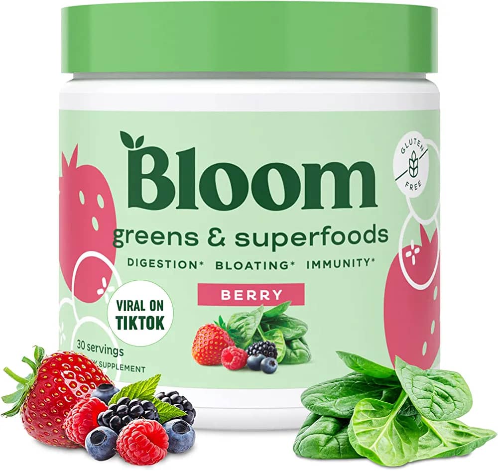 Bloom Greens & Superfoods nutrition