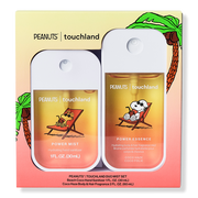 Touchland, Peanuts edición dúo perfume y antibacterial