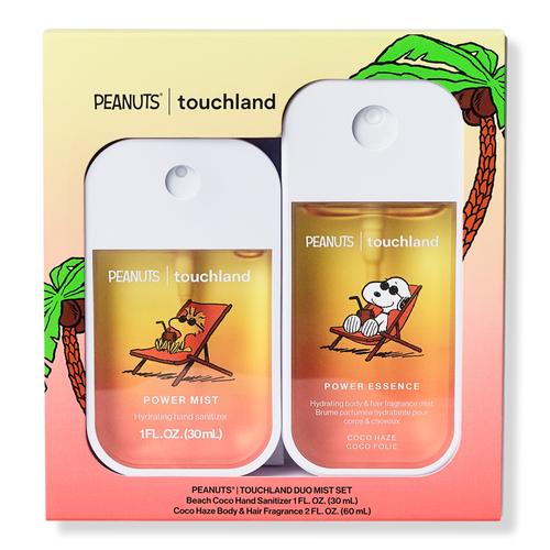 Touchland, Peanuts edición dúo perfume y antibacterial