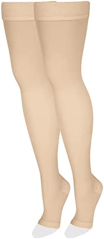 Medias de Compresión Beige NuVein