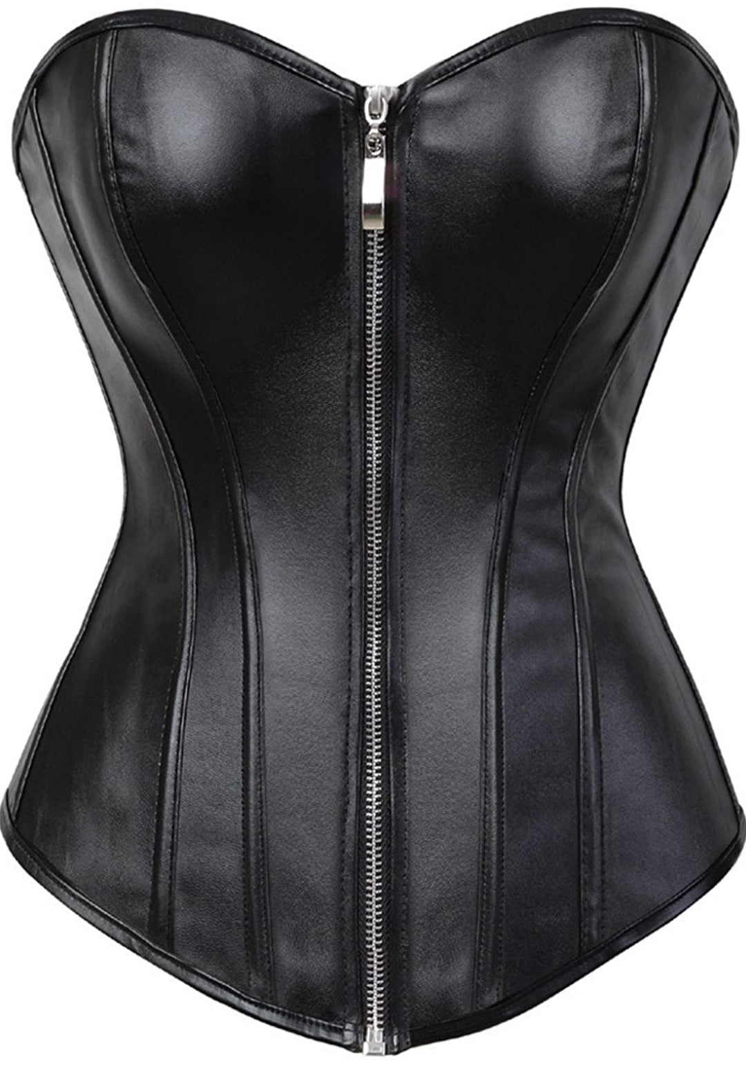 Corset de cuero sintético